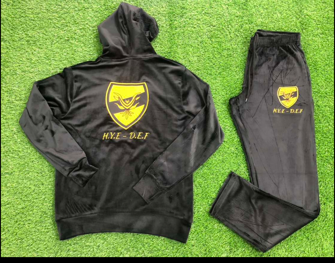 H.Y.E - D.E.F Velour Tracksuits